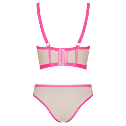 OBSESSIVE - SET DUE PEZZI NUDELIA ROSA S/M