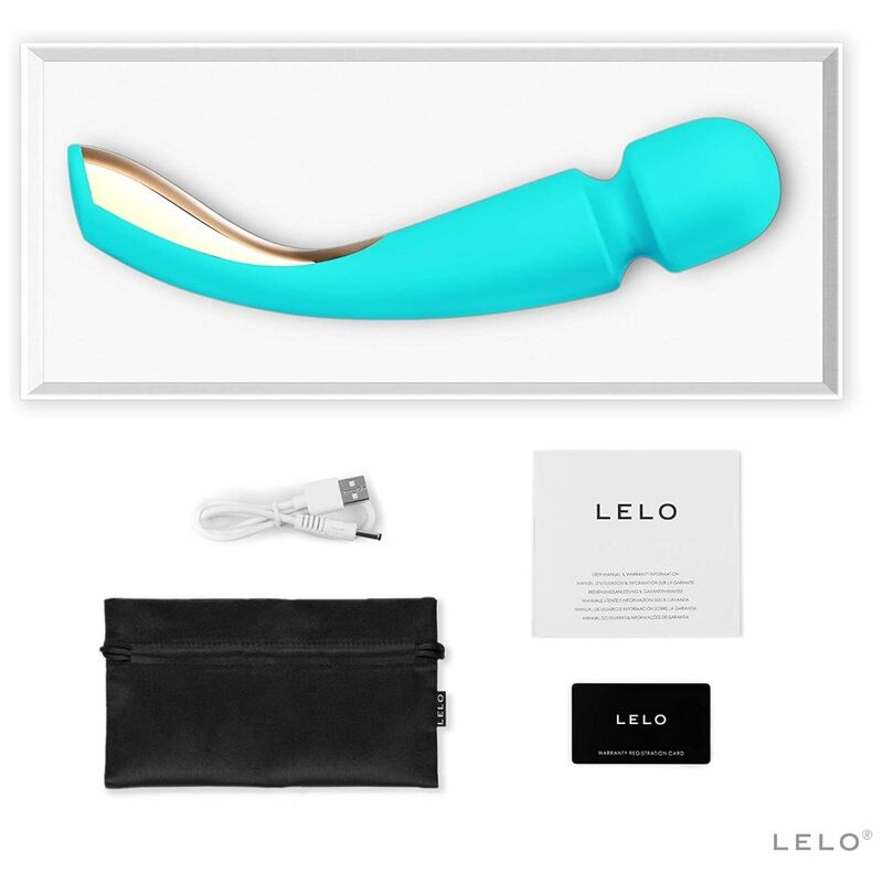 LELO - MASSAGGIATORE SMART MEDIUM WAND 2 AQUA