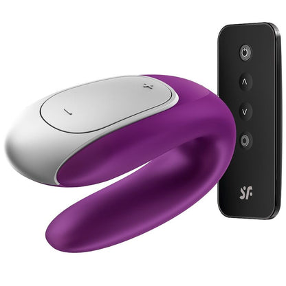 SATISFYER - VIBRATORE DOPPIO PARTNER DIVERTENTE VIOLA