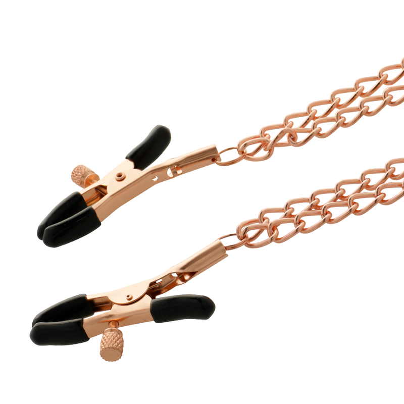 COQUETTE - CHIC DESIRE CLIPS PER CAPEZZOLI IN METALLO FANTASIA CON CATENA