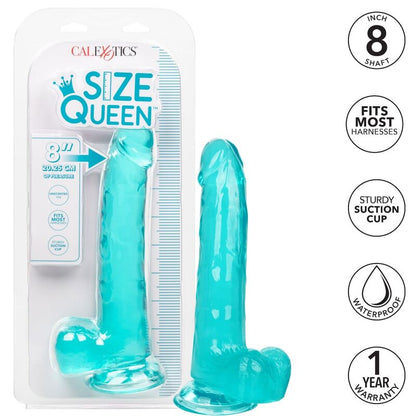 CALEXOTICS - DILDO REGINA TAGLIA BLU 20.3 CM