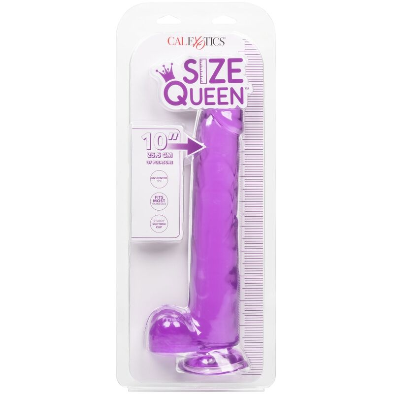 CALEXOTICS - DILDO REGINA TAGLIA VIOLA 25.5 CM