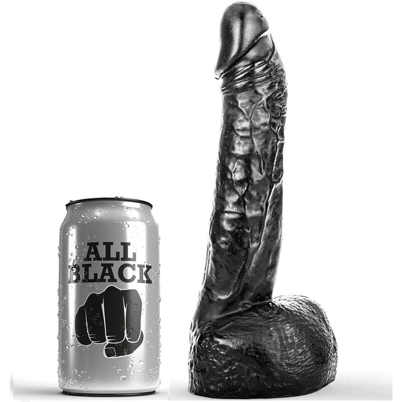 ALL BLACK - DILDO CON PUGNO 20 CM