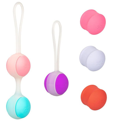 CALEXOTICS - SHE-OLOGY SET BOLAS KEGEL INTERCAMBIABILI