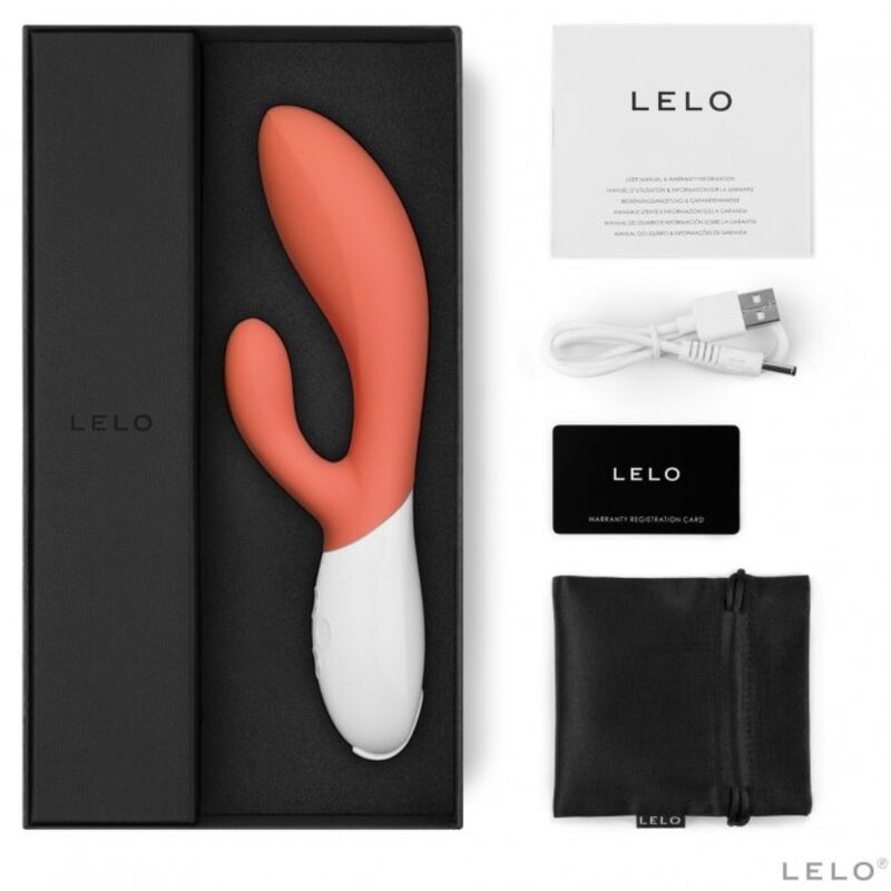 LELO - INA 3 VIBRATORE DI LUSSO CONIGLIO CORALLO