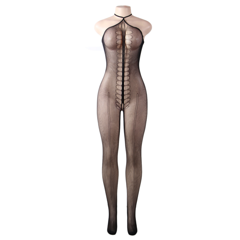 QUEEN LINGERIE - BODYSTOCKING CON COLLO ALLACQUA S/L