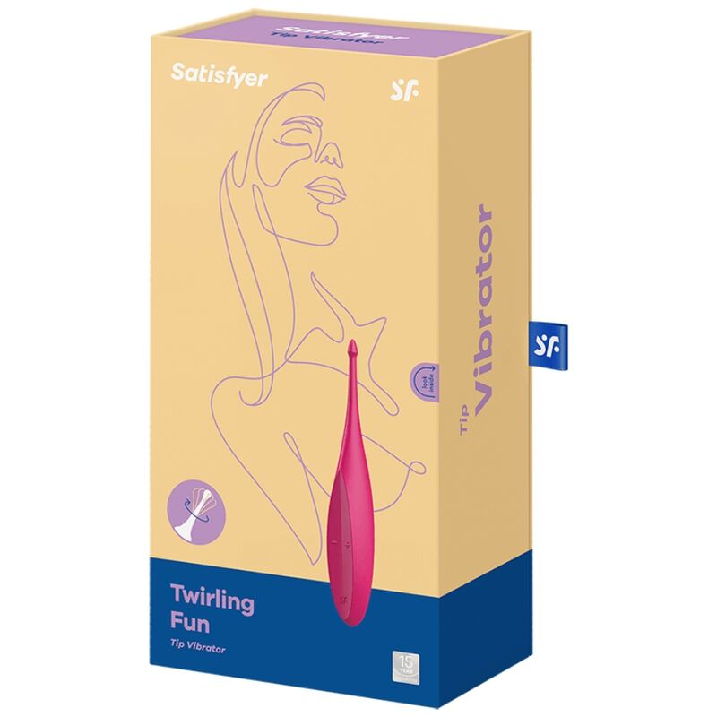 SATISFYER - VIBRATORE CON PUNTA TWIRLING FUN ROSA