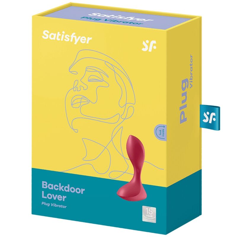 SATISFYER - SPINA VIBRANTE BACKDOOR LOVER ROSSO