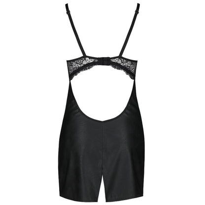 PASSION - LOONA CHEMISE IN PELLE ECOLOGICA S/M