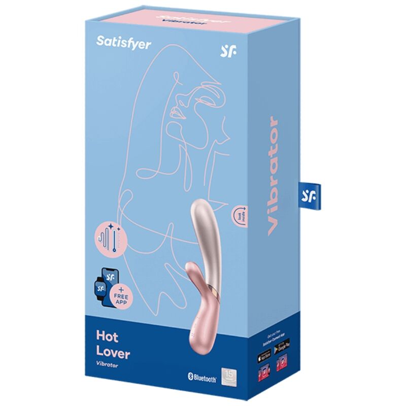 SATISFYER - VIBRATORE HOT LOVER ROSA & BEIGE