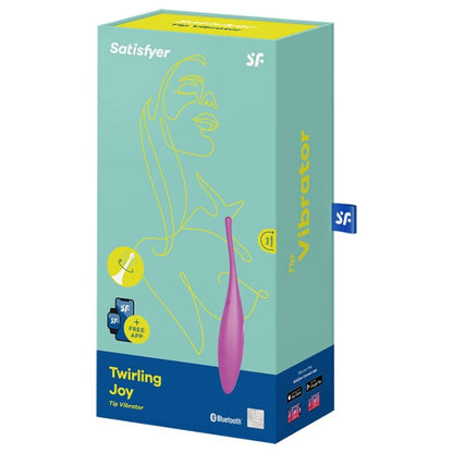 SATISFYER - VIBRATORE TWIRLING JOY CLIT TIP FUCSIA