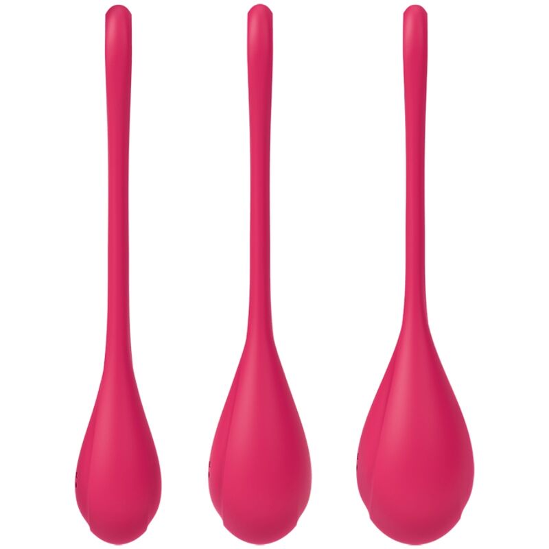 SATISFYER - SET DA ALLENAMENTO YONI POWER 1 ROSSO