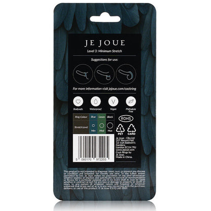 JE JOUE - ANELLO IN SILICONE BLU STRANGOLAMENTO MINIMO