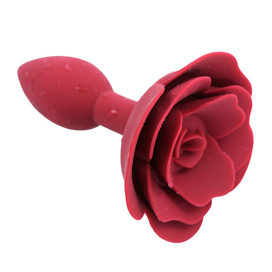 OHMAMA FETISH - PLUG ANALE IN SILICONE ROSA ROSSO