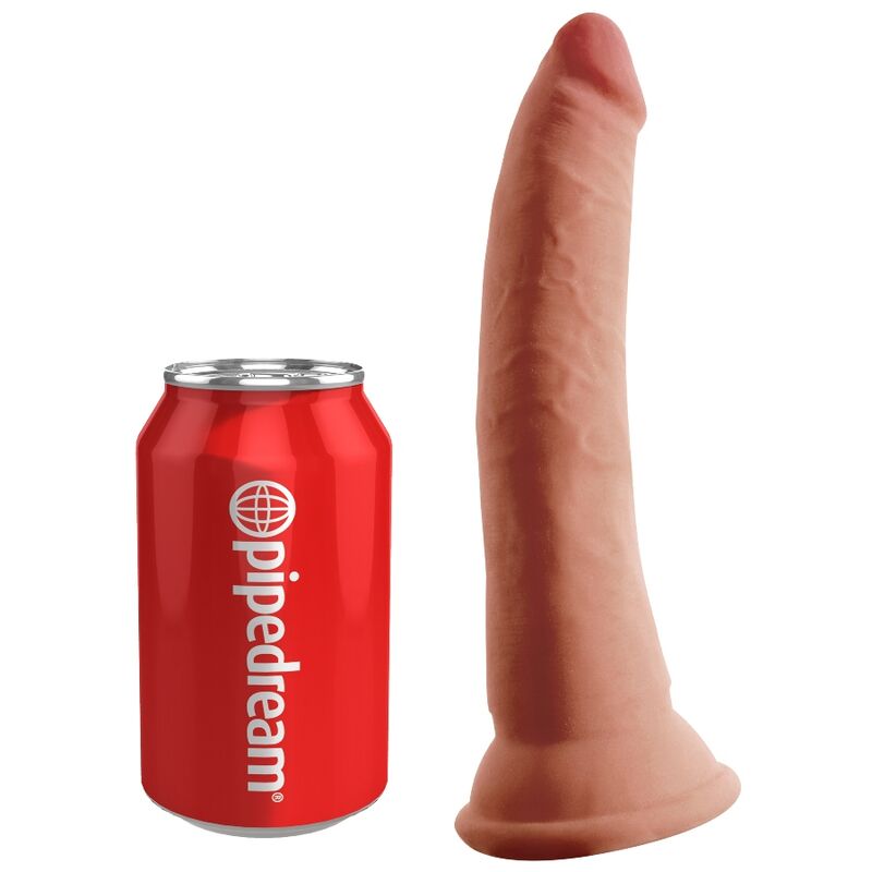 KING COCK - PLUS 3D DILDO TRIPLA DENSIT 18 CM