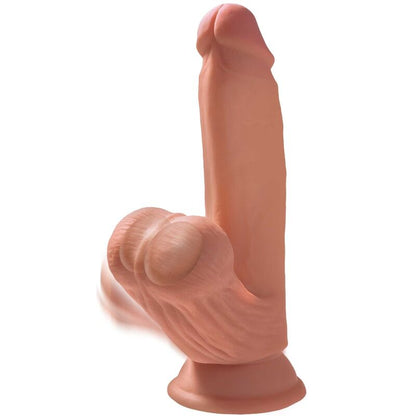 KING COCK - PLUS 3D DILDO SFERE OSCILLANTI 15.2 CM