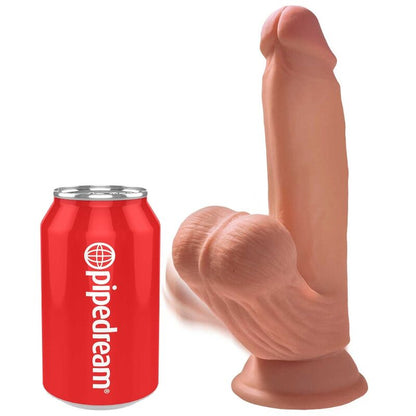 KING COCK - PLUS 3D DILDO SFERE OSCILLANTI 15.2 CM