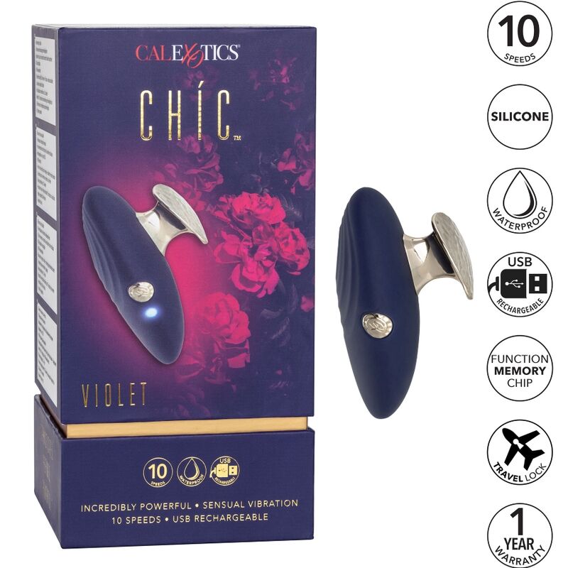 CALEXOTICS - STIMOLATORE VIOLA CHIC 10 VELOCIT