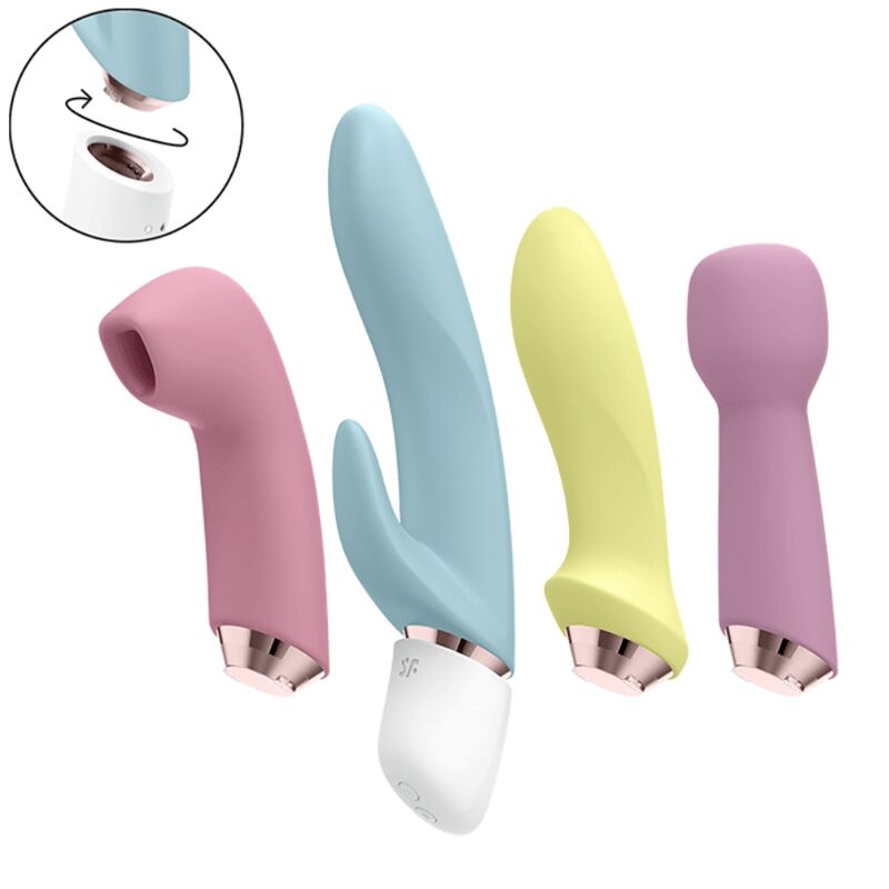 SATISFYER - MARVELOUS FOUR SET VIBRATORE E IMPULSO