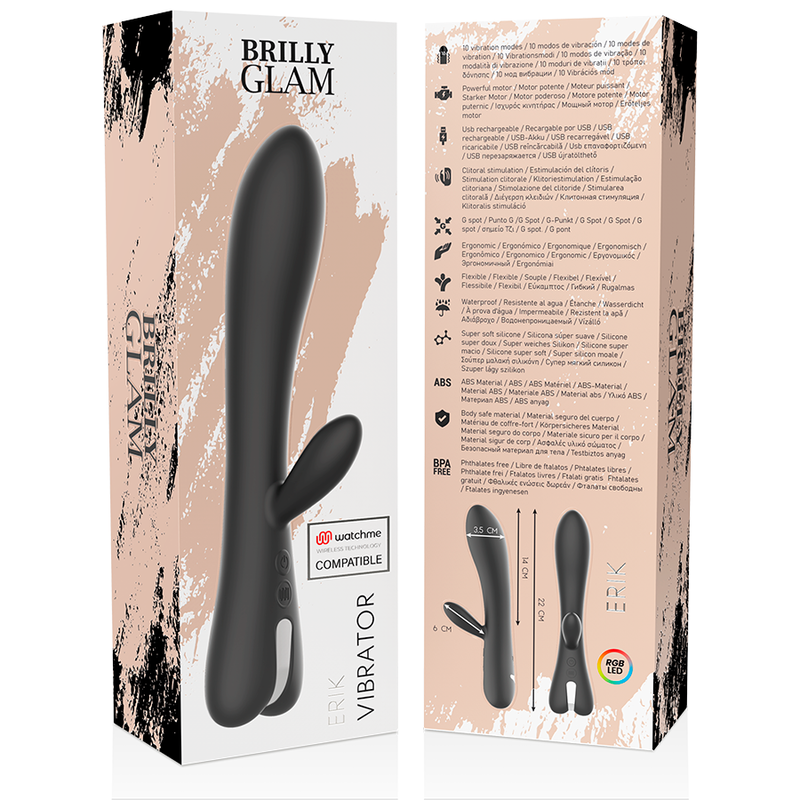 BRILLY GLAM - ERIK VIBRATOR WATCHME COMPATIBILE CON TECNOLOGIA WIRELESS