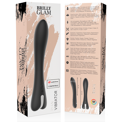 BRILLY GLAM - RYAN VIBRATOR WATCHME COMPATIBILE CON TECNOLOGIA WIRELESS