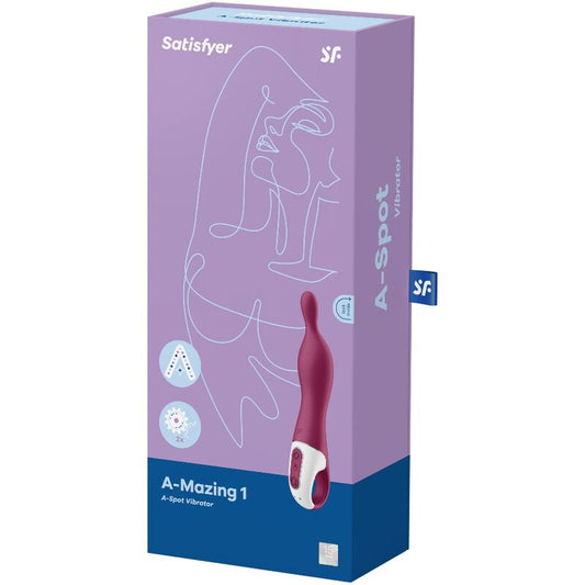 SATISFYER - VIBRATORE AMAZING 1 ASPOT BERRY