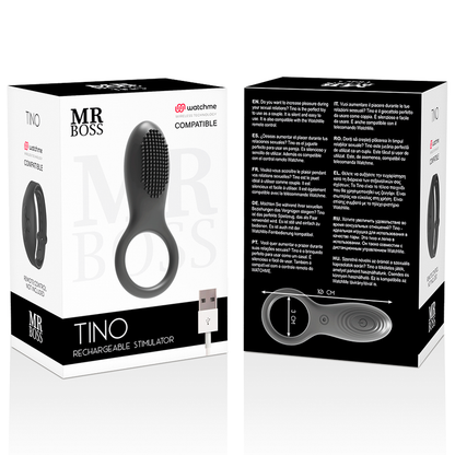 MR BOSS - ANELLO STIMOLATORE MR BOSS TINO COMPATIBILE CON LA TECNOLOGIA WIRELESS WATCHME