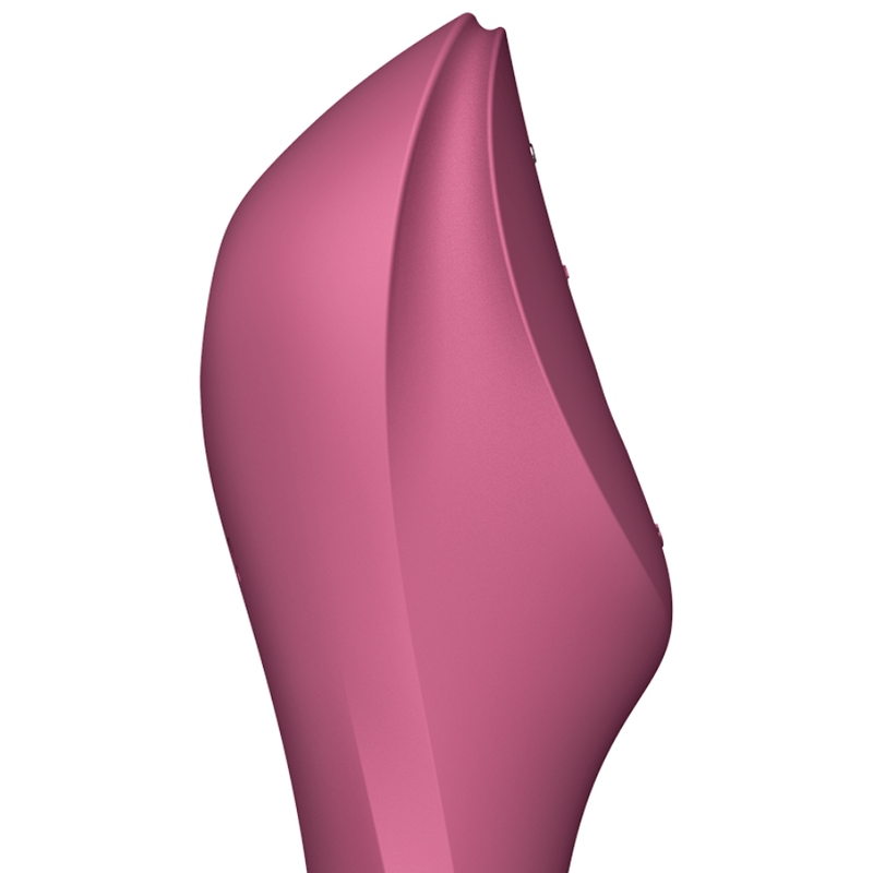 SATISFYER - VIBRATORE CURVY TRINITY 3 AIR PULSE ROSSO