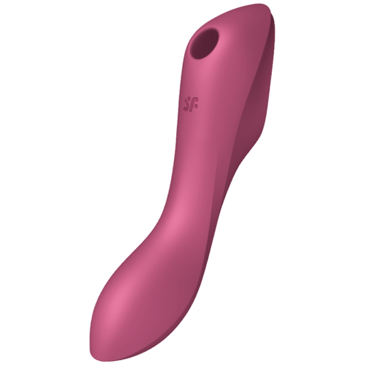 SATISFYER - VIBRATORE CURVY TRINITY 3 AIR PULSE ROSSO