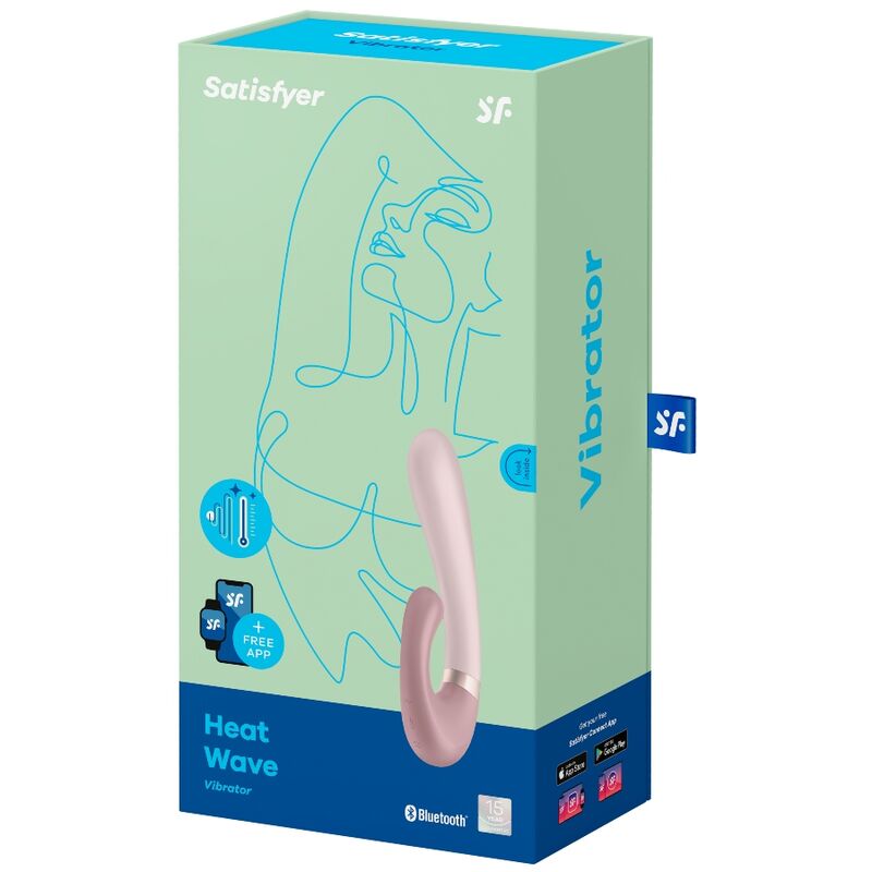 SATISFYER - APP VIBRATORE HEAT WAVE ROSA