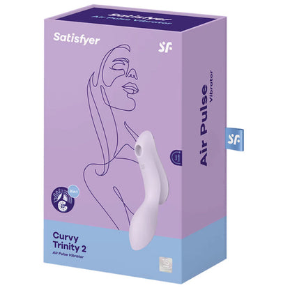 SATISFYER - VIBRATORE CURVY TRINITY 2 AIR PULSE NERO