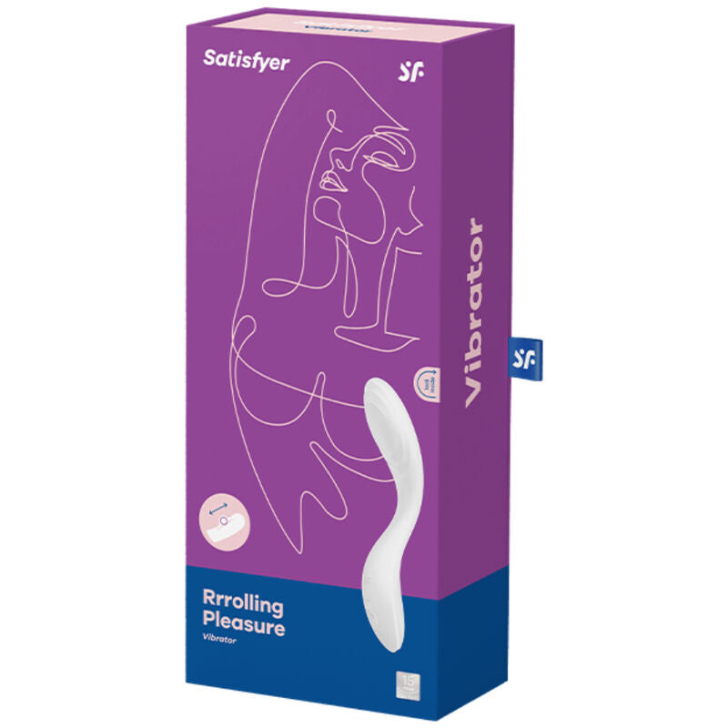 SATISFYER - VIBRATORE RRROLLING PLEASURE GSPOT VERDE