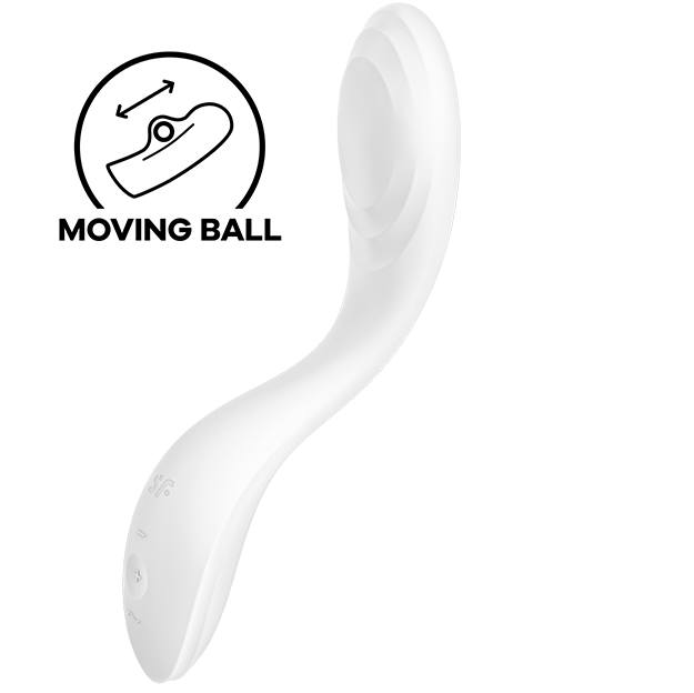 SATISFYER - VIBRATORE RRROLLING PLEASURE GSPOT VERDE