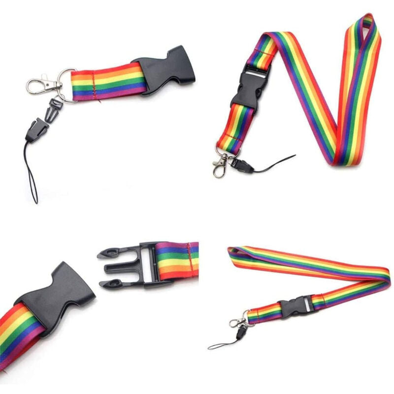 PRIDE - LANYARD CON BANDIERA LGBT