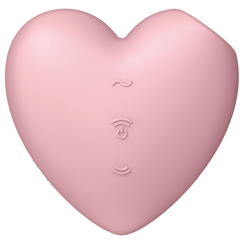 SATISFYER - STIMOLATORE E VIBRATORE CUTIE HEART AIR PULSE BLU