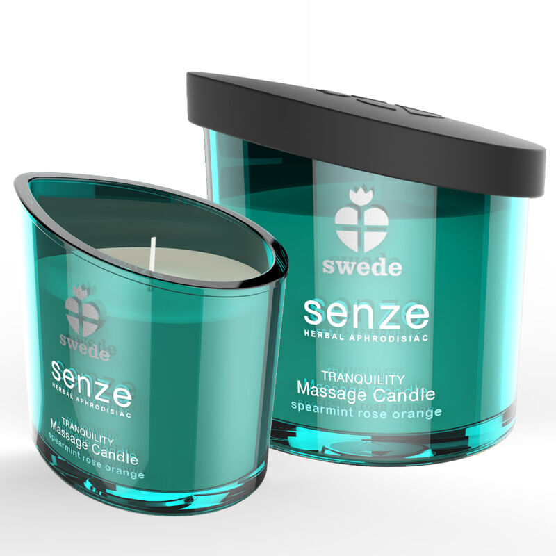 SWEDE - CANDELA DA MASSAGGIO SWEEDE SENZE TRANQUILITY - MENTA, ROSA, ARANCIA