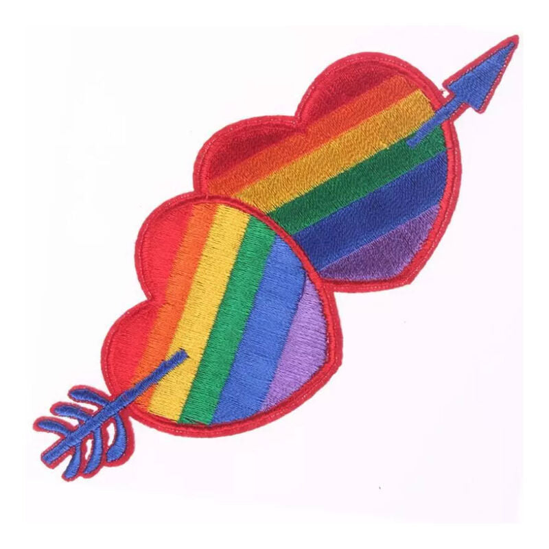 PRIDE - PATCH CON CUORE BANDIERA LGBT