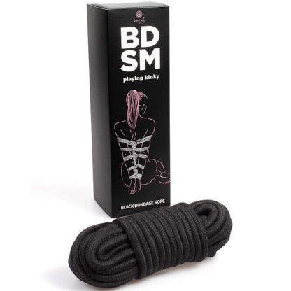 SECRETPLAY - BLACK BONDAGE ROPE COLLEZIONE BDSM