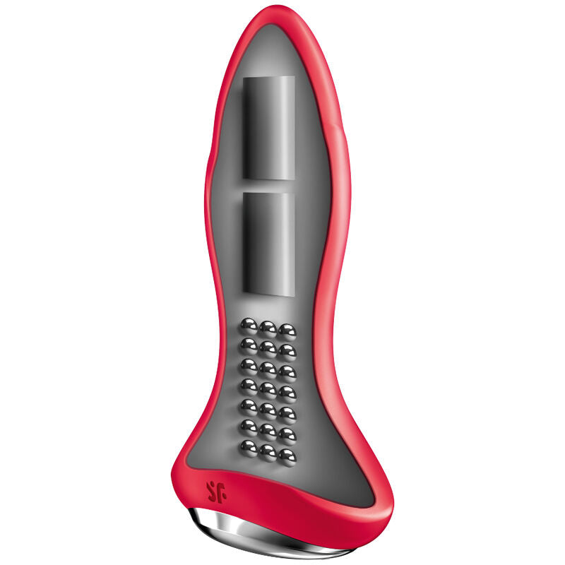 SATISFYER - ROTATOR PLUG 1+ PLUG VIBRANTE APP ROSSO