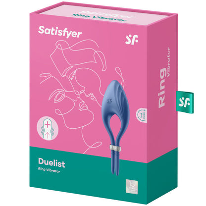 SATISFYER - ANELLO VIBRATORE DUELIST BLU