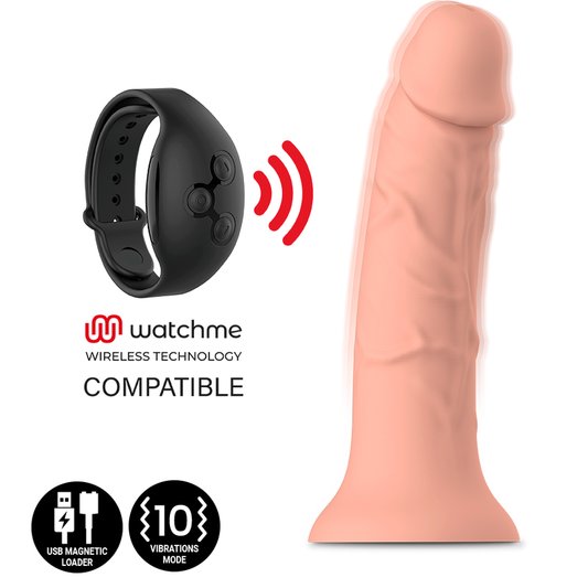 MYTHOLOGY - ASHER ORIGINAL DILDO S - VIBRATORE COMPATIBILE CON TECNOLOGIA WIRELESS WATCHME