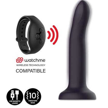 MYTHOLOGY DUMAN MYSTIC DILDO S - VIBRATORE WATCHME COMPATIBILE CON TECNOLOGIA WIRELESS