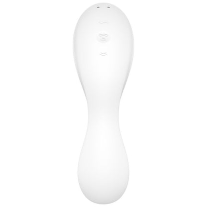 SATISFYER - STIMOLATORE A E VIBRATORE CURVY TRINITY 5 BIANCO