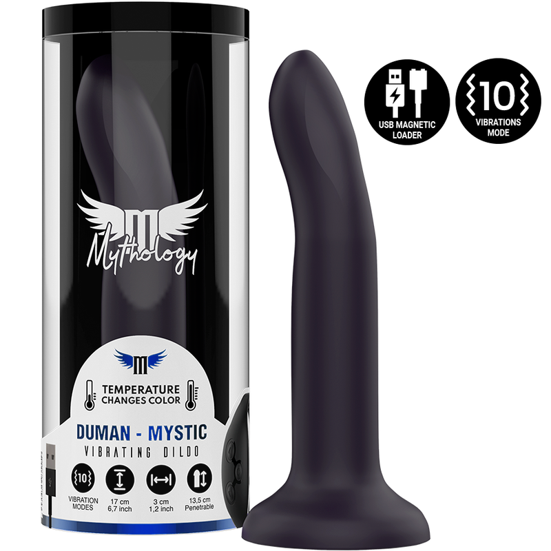 MYTHOLOGY - DUMAN MYSTIC DILDO M - VIBRATORE COMPATIBILE CON TECNOLOGIA WIRELESS WATCHME