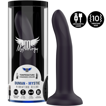 MYTHOLOGY - DUMAN MYSTIC DILDO M - VIBRATORE COMPATIBILE CON TECNOLOGIA WIRELESS WATCHME