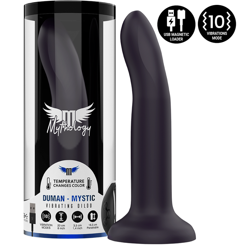 MYTHOLOGY - DUMAN MYSTIC DILDO L - VIBRATORE COMPATIBILE CON TECNOLOGIA WIRELESS WATCHME