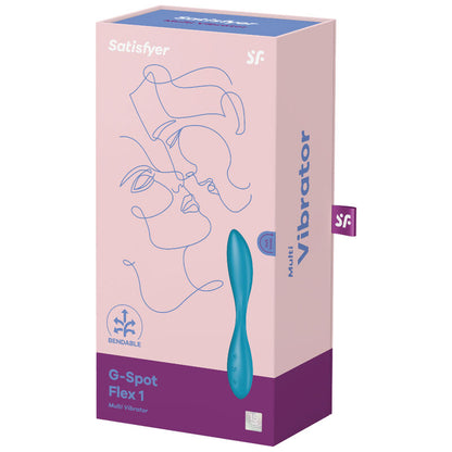 SATISFYER - MULTI VIBRATORE G-SPOT FLEX 1 BLU