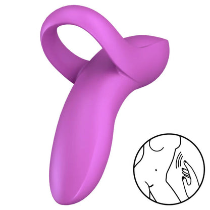 SATISFYER - VIBRATORE DA DITO BOLD LOVER BIANCO