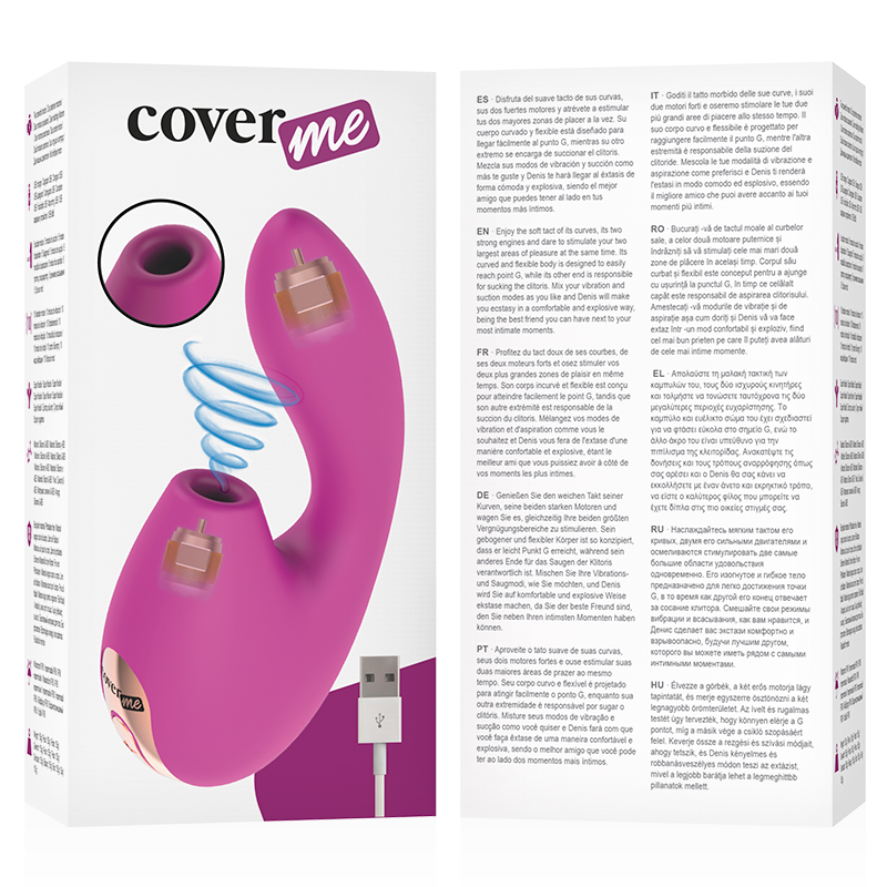 COVERME - ASPIRAZIONE CLITORALE E POTENTE VIBRATORE G-SPOT RUSH