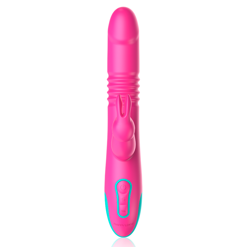 HAPPY LOKY - TRIPLA STIMOLAZIONE DONALD: COMPATIBILE CON LA TECNOLOGIA WIRELESS ANALE, G-SPOT E CLITORIDEA WATCHME